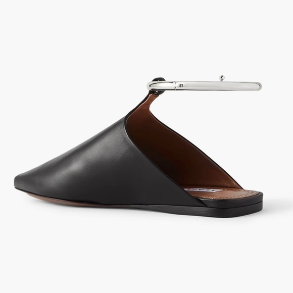 Alaia Black Leather Shoes. NWT. - Picture 8 of 9